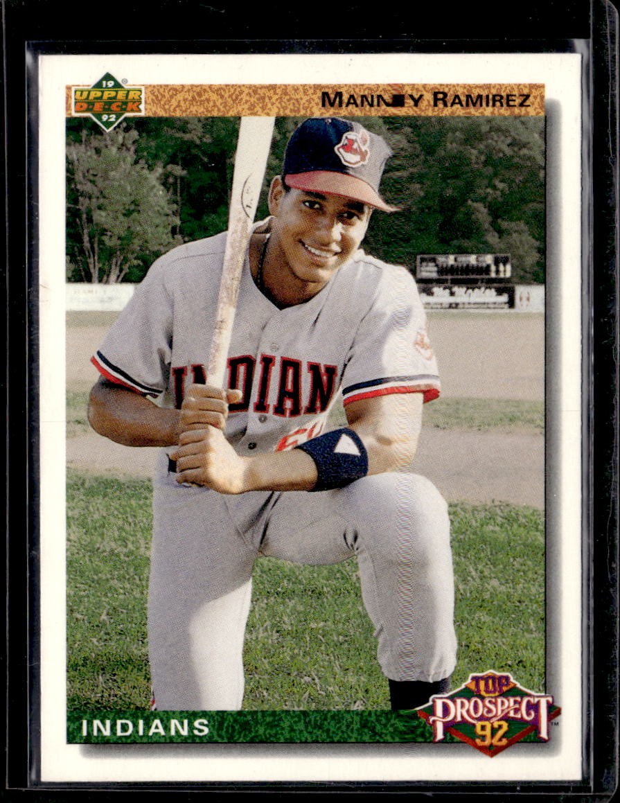 1992 Upper Deck #63 Manny Ramirez Factory Set Gold Hologram