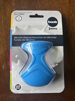 Joovy Boob Silicone Sleeve, Blue, 5 Ounce (No BPA/PVC ) NIP