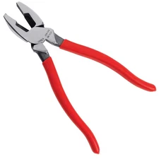 8-1/2 In. Long Rubber Grip Side-Cutting High Leverage Electrician'S Pliers