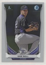 2014 Bowman Prospects Chrome Sam Moll #BCP39 0w8