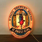 Vtg 1980s 1985 St. Pauli Girl Beer Bremen Germany Lighted illuminated 3D Sign