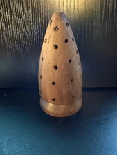 Colonial Williamsburg Wood Apple Cone 6 Inch Wooden Topiary Form Vintage