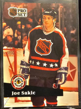 1991-92 Pro Set Joe Sakic #315 Quebec Nordiques