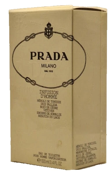 ❤️ INFUSION D'HOMME,PRADA MILANO,EAU DE TOILETTE ,3.4oz.100ml.SEALED! - Image 2 of 4