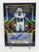 2021 Panini Obsidian Yellow Rookie Auto /25 SSP Kelvin Joseph #181 RC