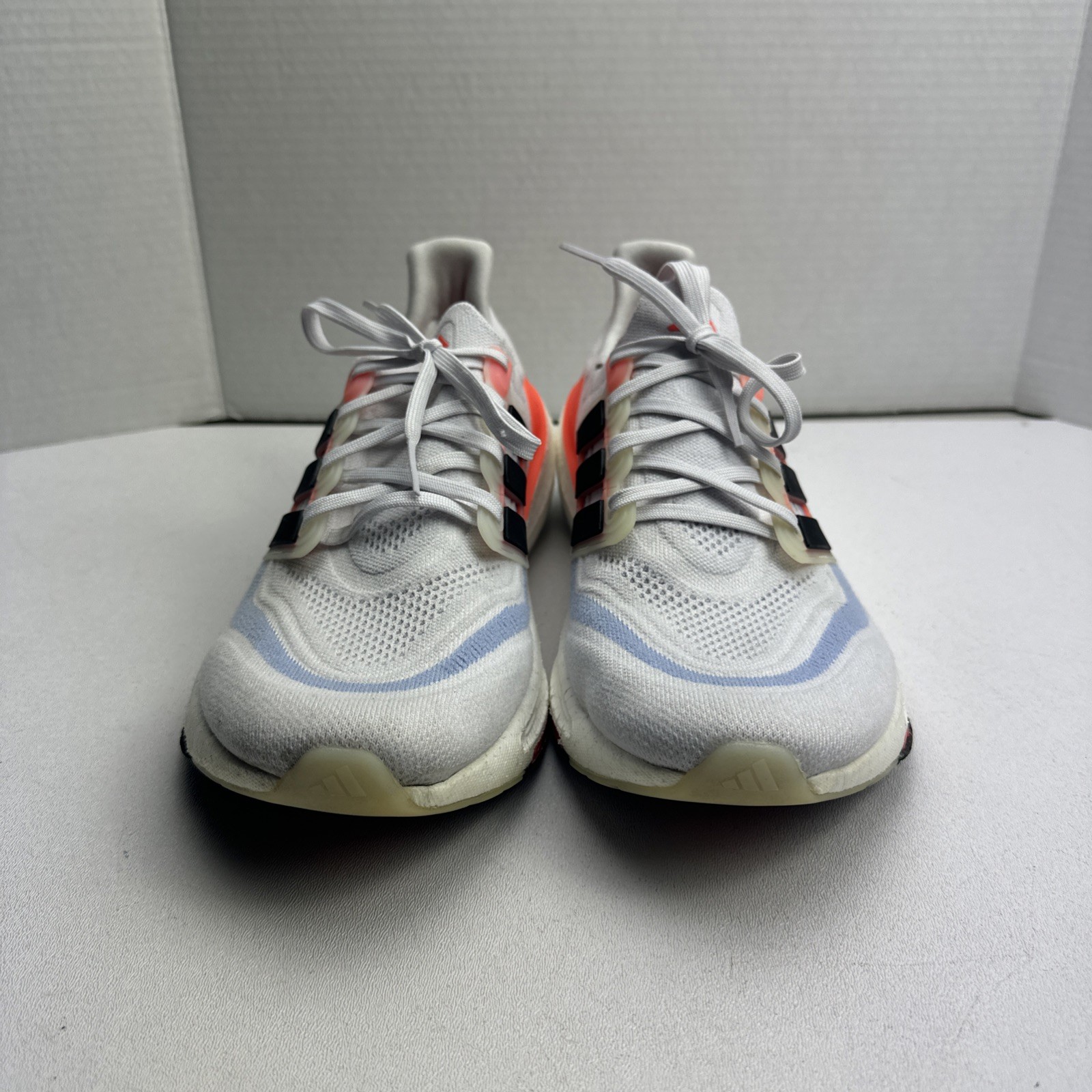 SAOLA Scarpe da corsa Adidas UltraBoost bianche chiare nere rosso solare HQ6351 da uomo taglia 11 5