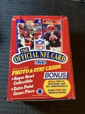 1989 Pro Set NFL Football Series 1 Wax Box - Joe Montana, Jerry Rice, Bo Jackson