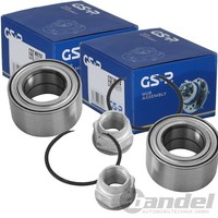 2X Gsp RADLAGER-SATZ Vorne Beidseitig Passend FÜR Fiat Cinquecento Panda
