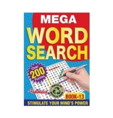 A5 Word Search Book - 200 Mega Puzzles Trivia Adults Kids Wordsearch BOOK 13
