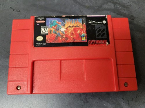 Doom Snes AUTHENTISCH, GEREINIGT, GETESTET, FUNKTIONIERT!