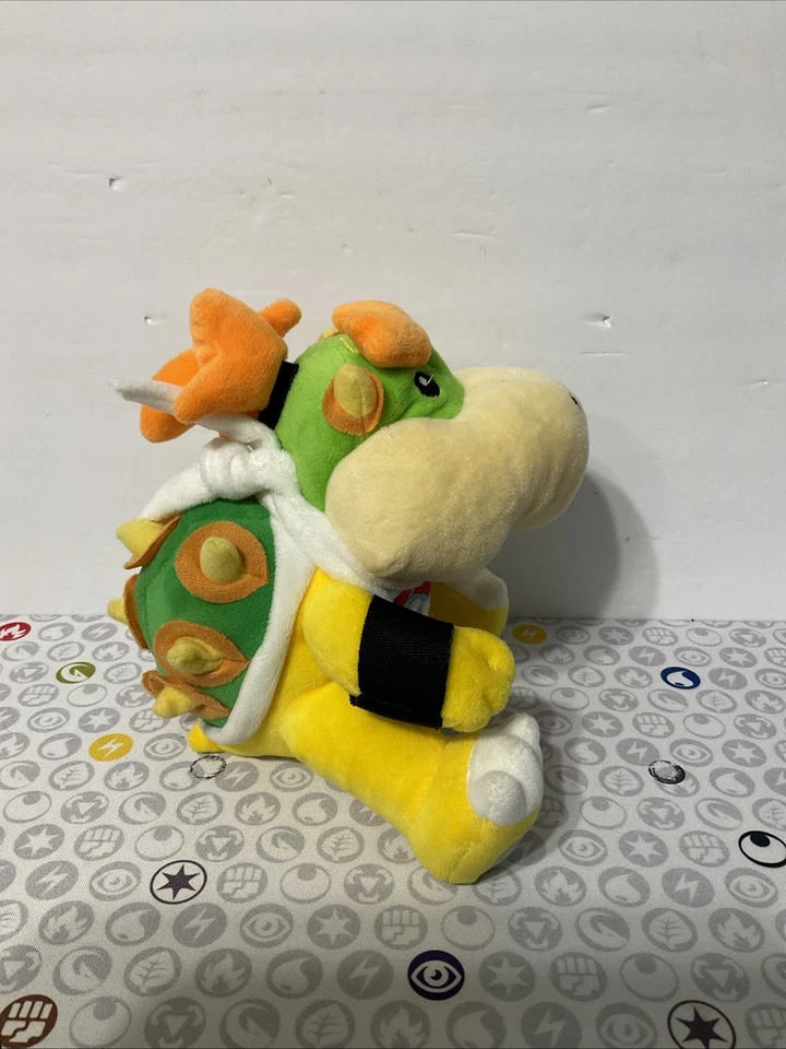 Peluche Japón San-ei Sanei 7” Bowser Jr. Nintendo Super Mario 2009 ultra raro Foto 4 de 4