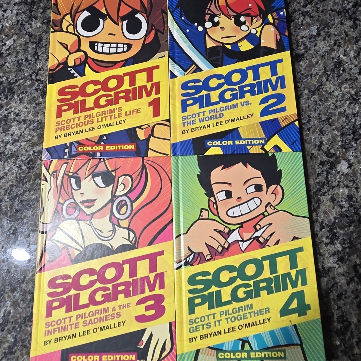 Scott Pilgrim Color Hardcover Set Volumes 1-4 – Bryan Lee O'Malley