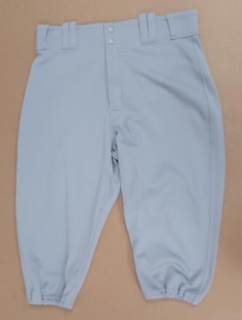 ALEX VESIA #51 MLB Team Issued 9/26/2023 DODGERS Nike GRAY ROAD SLIDING PANTS GU