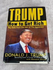 Product Image: Donald Trump Signed How to Get Rich Hardcover 2004 3rd Printing Autograph