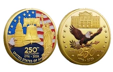 250TH Anniversary United States of America Challenge Coin Hobo Nickel  Gifts