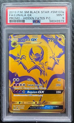 Lunala-GX graded PSA 9 for sale on eBay