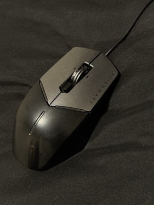 Alienware Elite Gaming Mouse AW558 RGB Wired USB PC Gaming Mouse Black