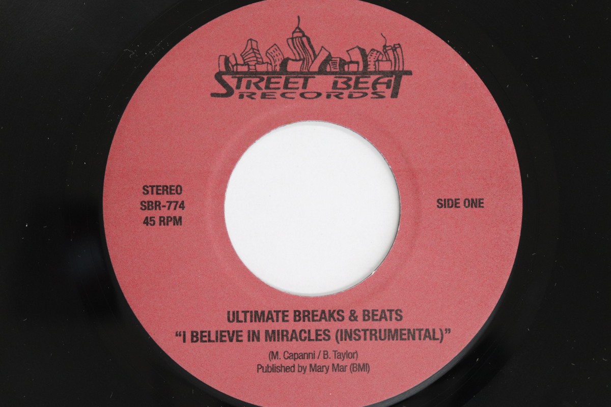 米7” Ultimate Breaks & Beats I Believe In Miracles SBR774 STREET BEAT RECORDS /00080 7