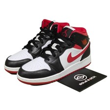 Nike Air Jordan 1 Mid GS Black Gym Red Retro Sneakers DJ4695-122