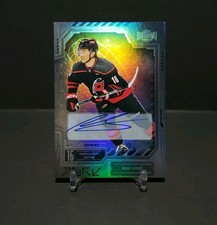 2025-26 METAL UNIVERSE  HOCKEY ROOKIE AUTO #141 RYAN SUZUKI RC CAROLINA