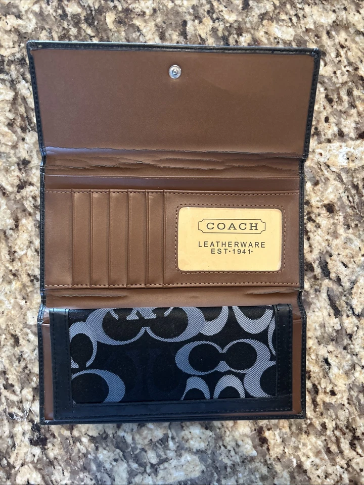 Coach Leather Bi-Fold Wallet - Image 2 of 2