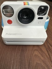 Polaroid Now Gen 1 I-Type Film White with Blue Camera Strap
