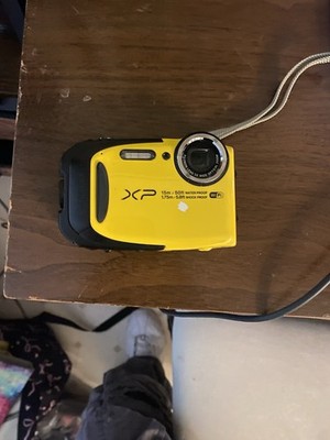 Fujifilm FinePix XP80 Yellow Digital Compact Camera Waterproof, Shockproof.