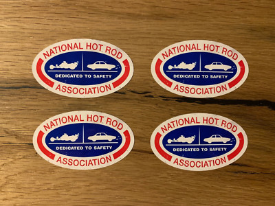 4x NHRA Hot Rod Aufkleber Drag Racing Safety Tuning Old School Vintage V8 #477
