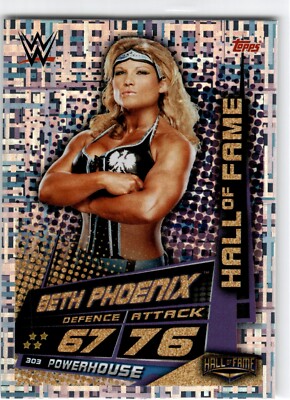2019 Topps WWE Slam Attax Universe UK Version Foil  Champion  Beth Phoenix