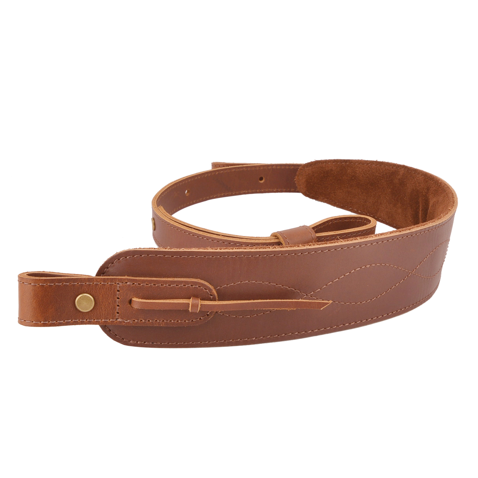 Brown Leather Rifle Sling Marlin Gun Strap Leather Shotgun Carry Range Shooting