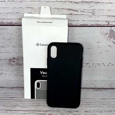 Caseology Vault Protective Case iPhone XS Max Matte Black