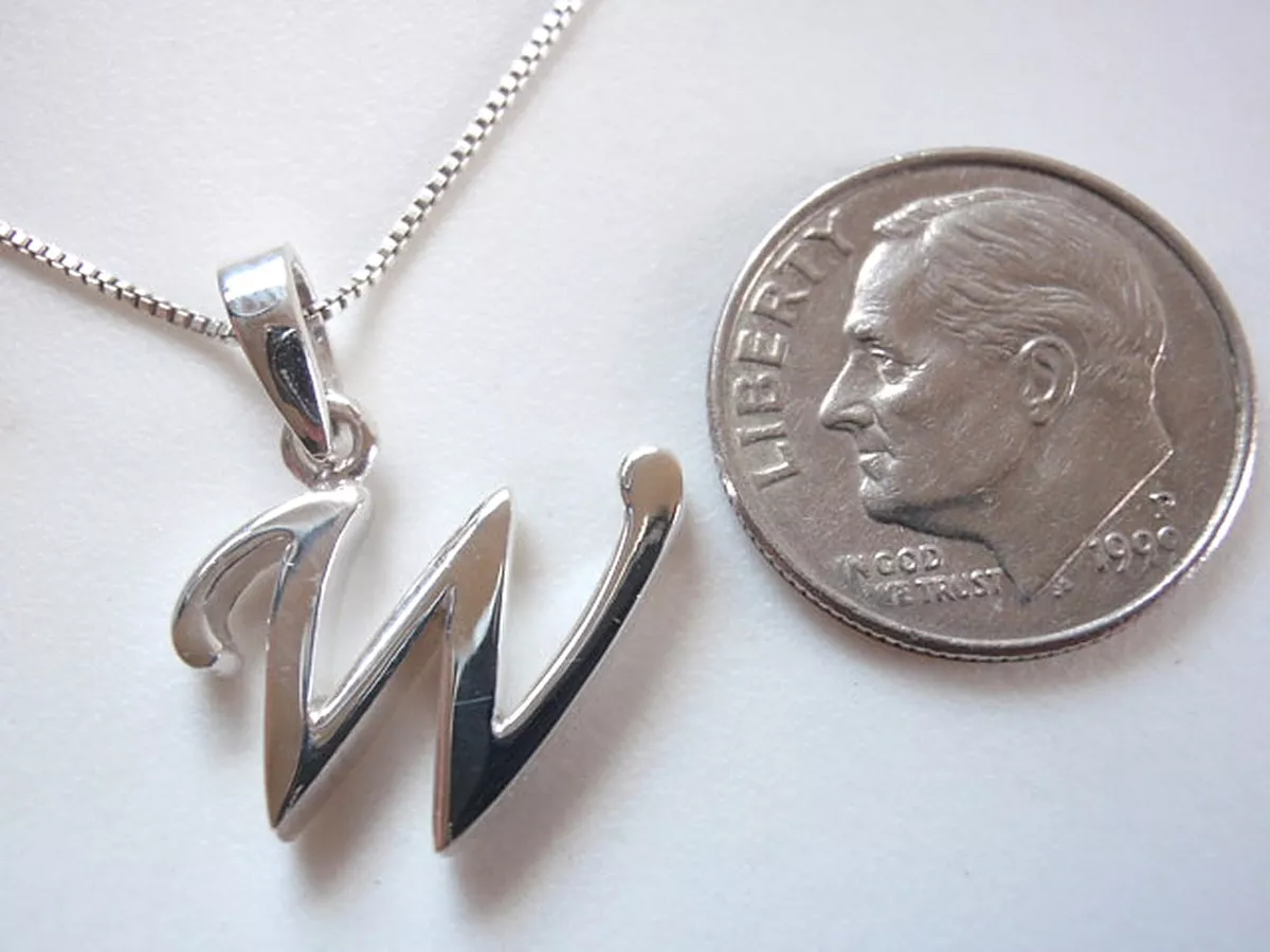 Letter w pendant store