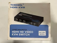 TCNEWCL HDMI KVM 2-Port HDMI HD Video KVM Switch (KS622T)