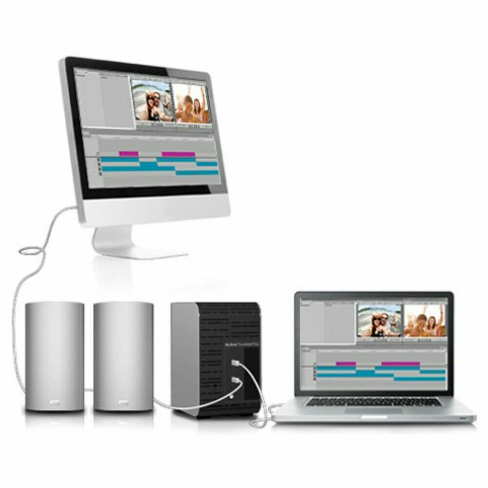 WD My Book 4TB RAID Thunderbolt Duo Dual-Drive External Hard Drive