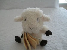 2008 Dayspring Hallmark Lamb Prayer Book Blessing For Baby Plush Stuffed Animal
