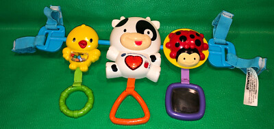 VTech Baby On-the-Moove Activity Bar Developmental Car Seat Toy Sounds Farm 