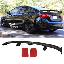 55 Pro Style Rear Spoiler Wing Carbon Fiber Look For Chevrolet Cruze 2010-2019