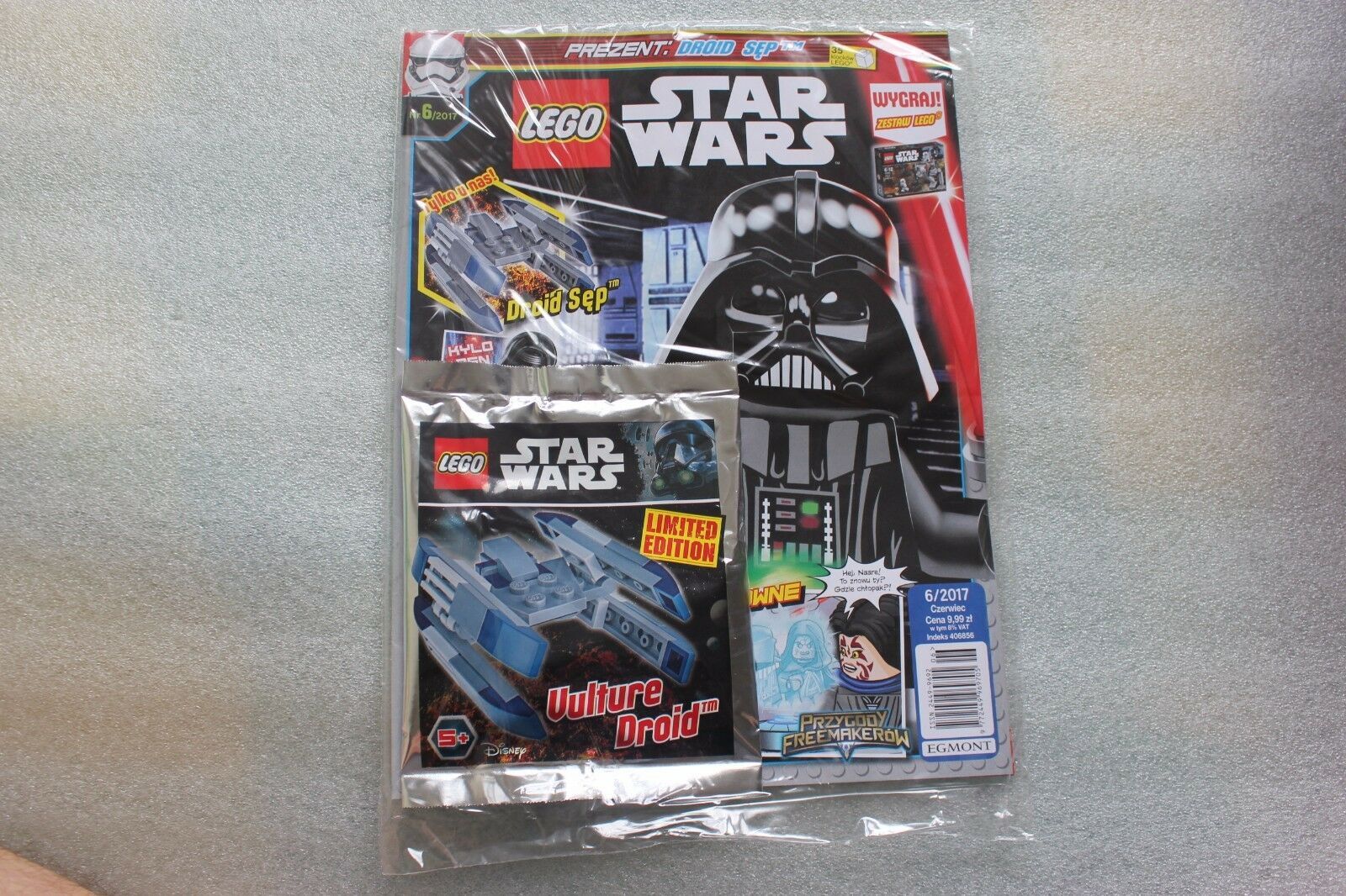 Thumbnail - Lego Star Wars 6/2017 Magazin Comics + Vulture Droid Figur