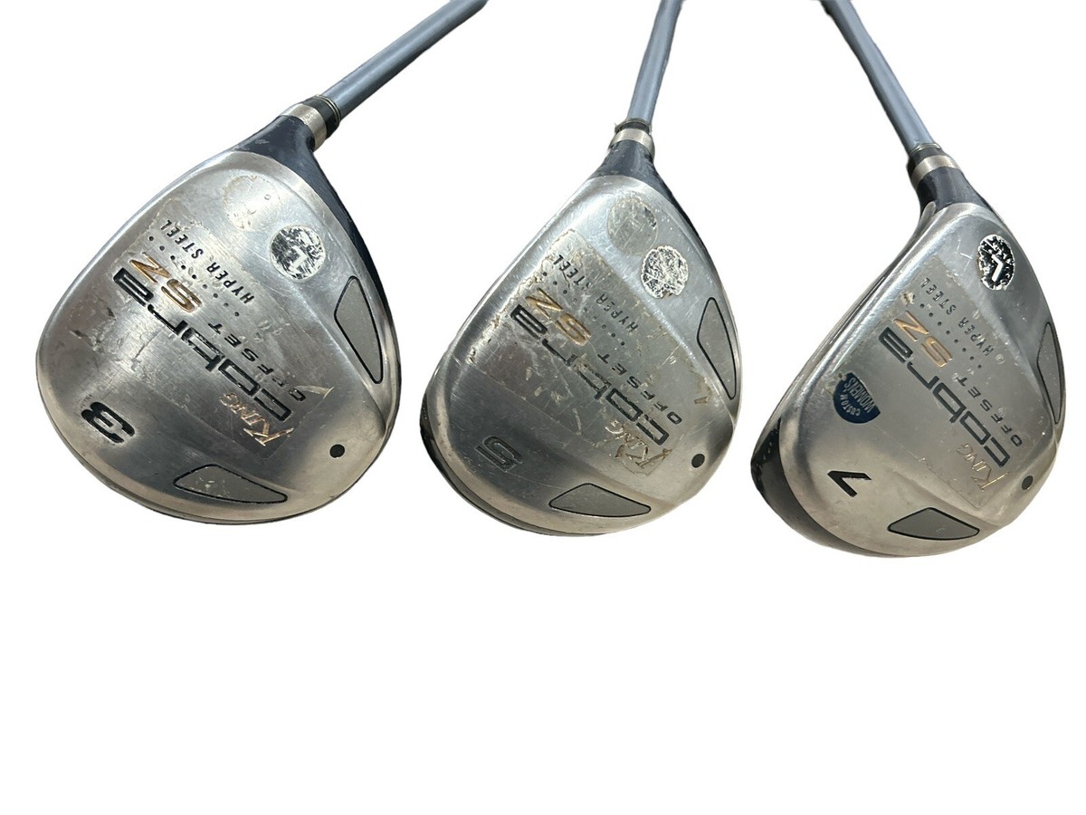 Ensemble Bois Golf Cobra King Pour Femme - Offset 3-5-7 Graphite Aldila - Taille Ladies - Occasion