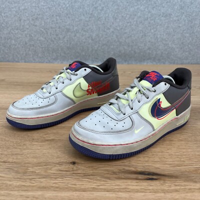 Nike Air Force 1 Low GS Dunk It Sneaker Shoe Size Y7 EU 40 Purple CT1628