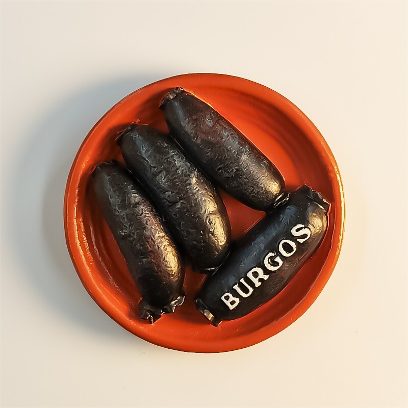 Aimant Frigo Souvenir Burgos V2 Espagne - Décoration Magnétique Espagnole