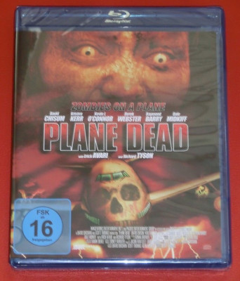 BLU-RAY - PLANE DEAD - ZOMBIES ON A PLANE NEU & OVP