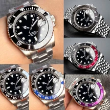 40mm Tandorio Miyota NH35A Automatic Mens Wrist Watch Ceramic Bezel Black dial