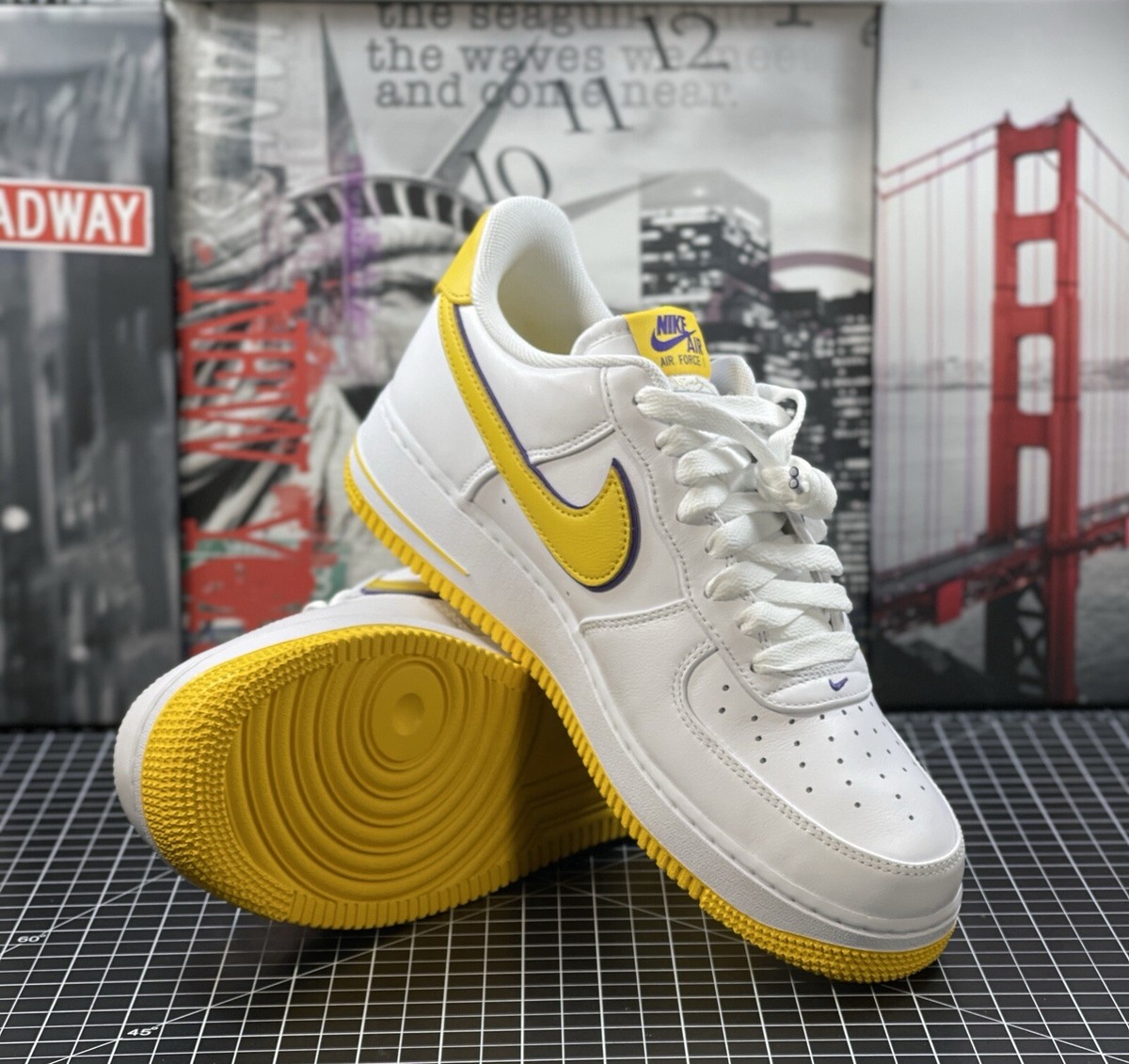 Nike Air Force 1 Low Retro QS KB Kobe Bryant Sz 10.5 LA Lakers
