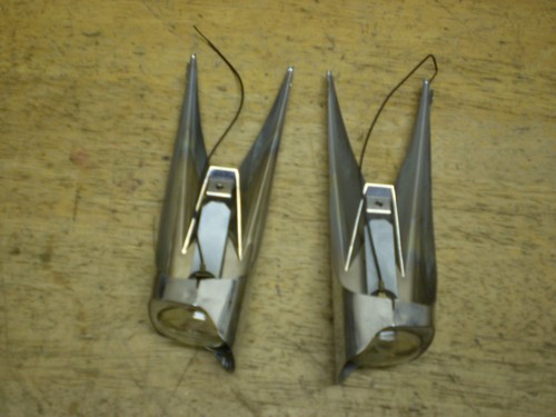 Delta NOS Twin Bicycle Tank Lights 1960's Rollfast Hawthorne Ross ? RAT ROD - Picture 4 of 6