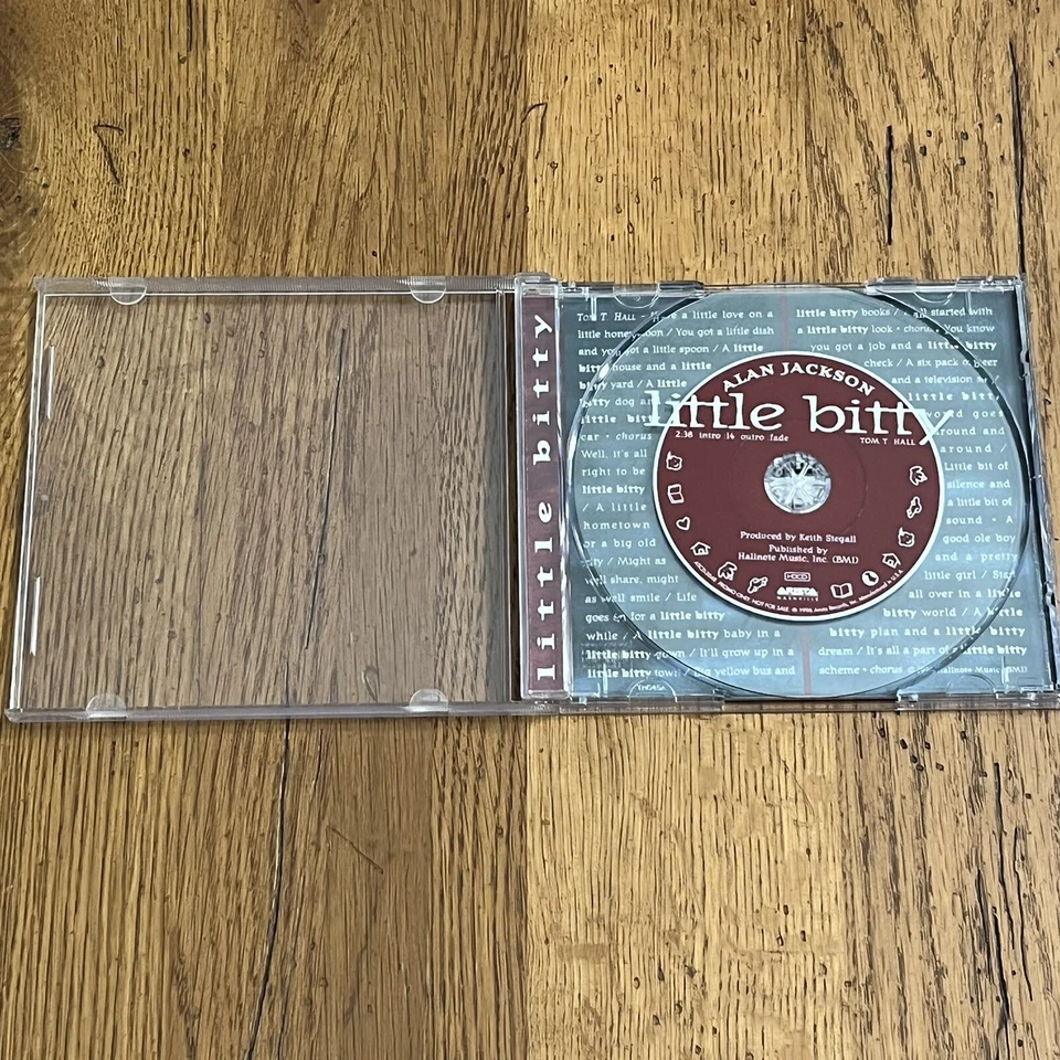 Alan Jackson Little Bitty Single CD Promo “Not For Sale” ASCD-3048 - Image 3 of 4