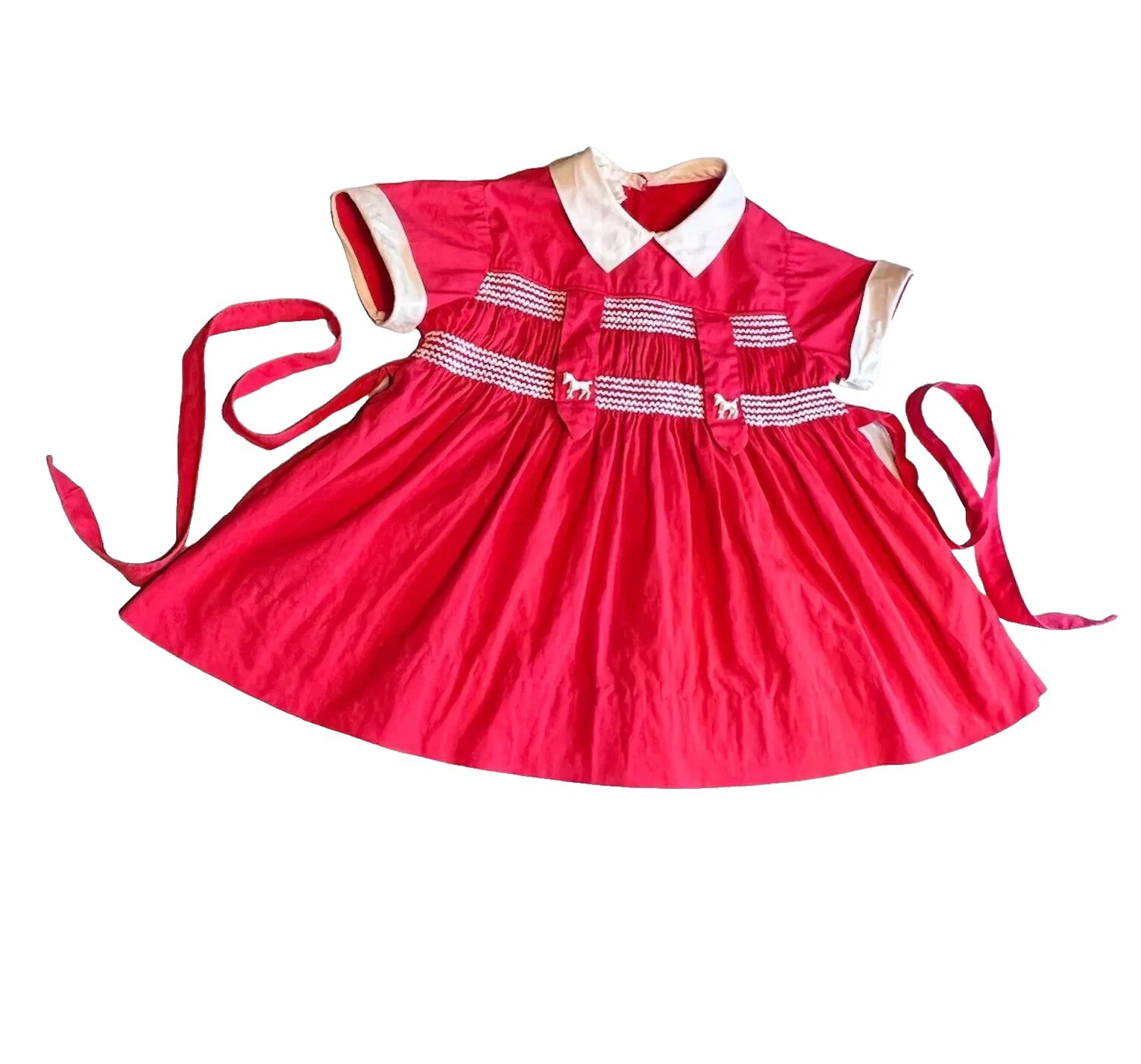 1950s Vintage Girls' 12-18 Months Size Dresses