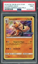2018 PSA 9 Pokemon Forbidden Light Lycanroc SM118 Black Star Promo Holo Card PRL on eBay