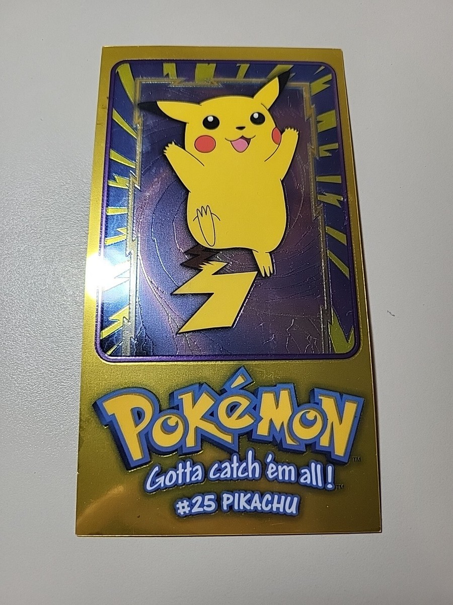 テレビ Kazutomo Gocho Pokemon Pikachu #25 Topps TV Animation Edition 1 Of 5 Jumbo Card