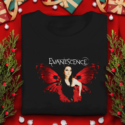 Evanescence Shirt Black men And Women Cotton Short Sleeve Size S-4XL NL2518